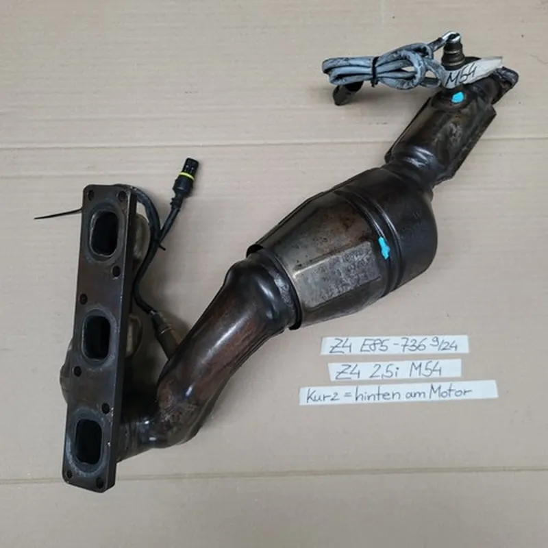 BMW Z4 E85 Katalysator hinten Abgas Krümmer kurz 7516736 Auspuff M54 Motor 2,5i