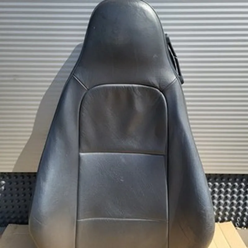 BMW Z3 Roadster Fahrer Sitz Oberteil  Leder schwarz Rücken Lehne + Gurt Halter