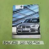 BMW E93 Cabrio Bord Mappe Betriebsanleitung Service Heft english handbook