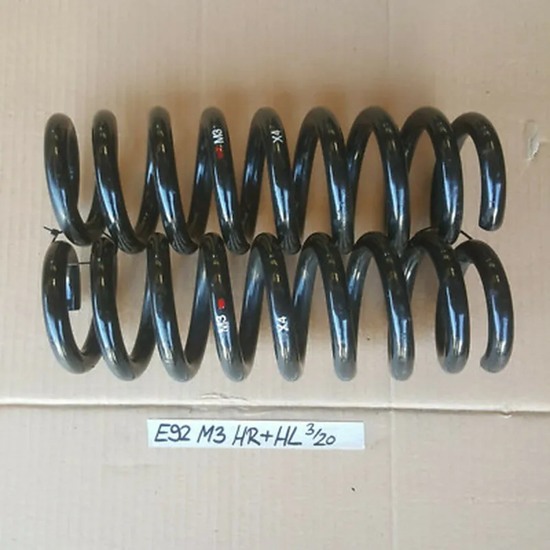 BMW E92 M3 Fahrwerksfedern Stärke X4 Schrauben Spiral Feder HINTEN rechts links 