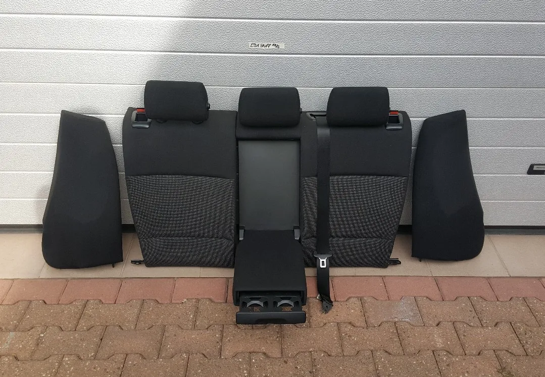 BMW E91 Stoff Sitz HINTEN Fluid Anthrazit  Rücksitzbank  Rückbank 