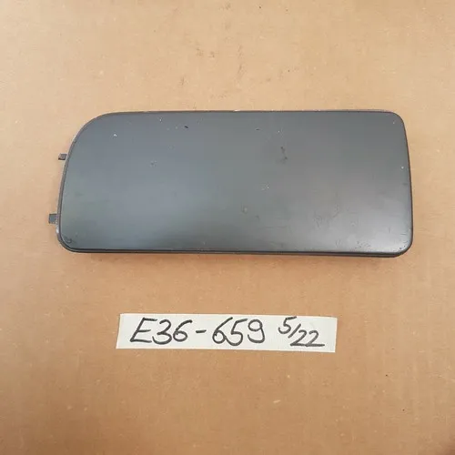 BMW E36 Abdeckung Stoßstange Nebelscheinwerfer Blende Kappe grau 1960659 LINKS