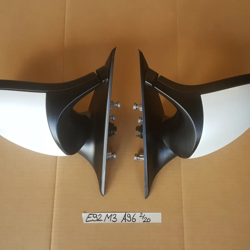 BMW E92 E93 M3 Seiten Außen Spiegel VORNE RECHTS + LINKS WEISS ABHOLUNG