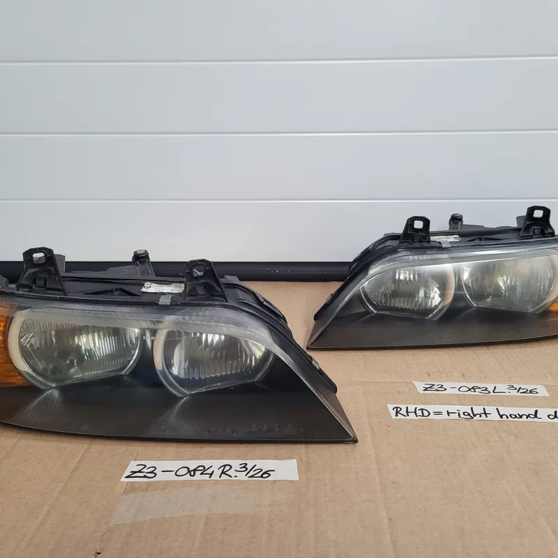 Front Scheinwerfer BMW Z3 english headlight Blinker Glas gelb RHD  RECHTS  LINKS