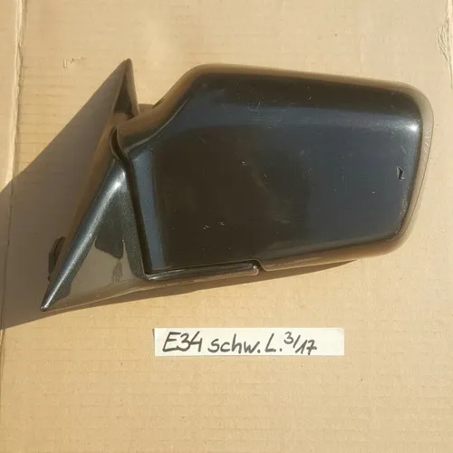 BMW E34 Seiten Außen Spiegel LINKS - cosmos schwarz