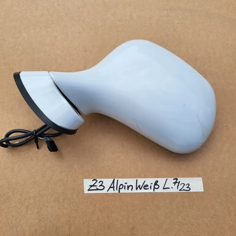 BMW Z3 Roadster Coupe Seiten Außen Spiegel LINKS weiss RHD