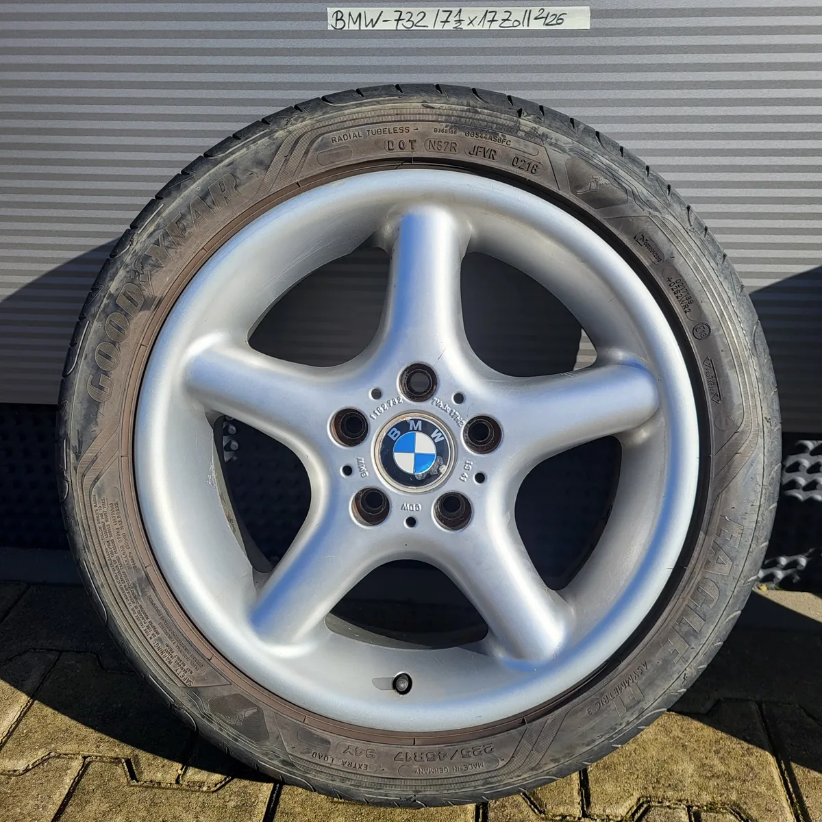 EINE BMW E36 Z3 E46 Z4 Alufelge 7,5 J x 17 Zoll 1182732 + Reifen 225/45 ABHOLUNG