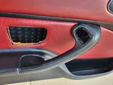 BMW Z3 Roadster Coupe Tür Verkleidung Voll Leder Rot Schwarz R+L + Türgriff 