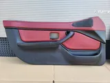 BMW Z3 Roadster Coupe Tür Verkleidung Voll Leder Rot Schwarz R+L + Türgriff 