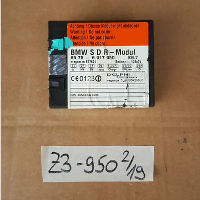 BMW E36 Z3 SDR Modul 6917950 Alarm Radar Steuergerät 
