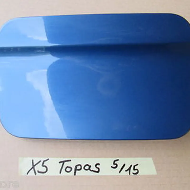 BMW X5 E53 Tank Deckel Tankklappe mit Scharnier Topas blau Metallic