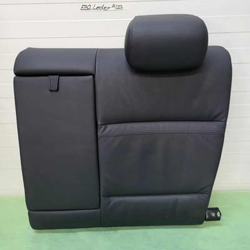 BMW E92 Coupe Rückbank Oberteil LINKS Leder schwarz Rücksitz Lehne ABHOLUNG 