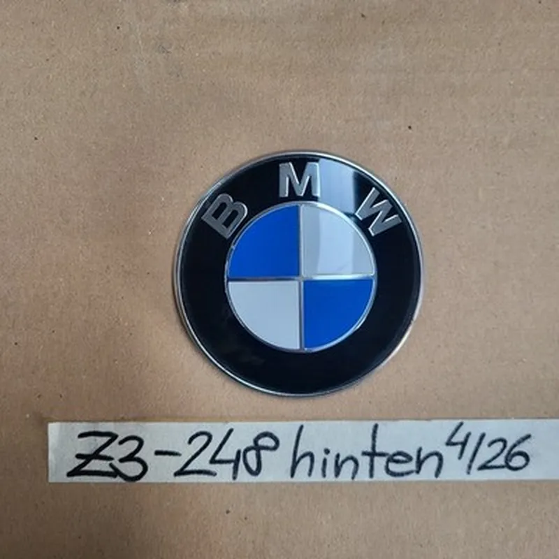 BMW Emblem 1970248 Plakette Z3 Roadster Heckklappe E65 E66 E67 E31 X5 E53