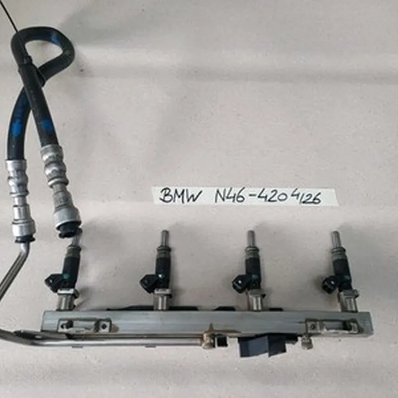 BMW Z4 E85 E90 E91 E87 X1 X3 Einspritz Leiste 7530420 Rohr + Ventile 150 PS N46 