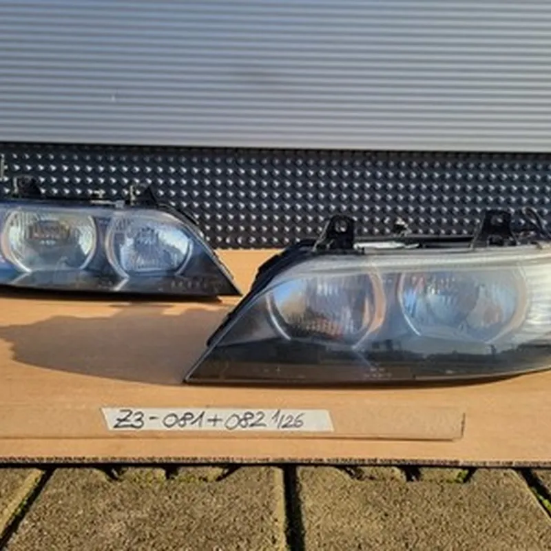 original BMW Z3 Front Scheinwerfer Set VORNE RECHTS + LINKS Blinker weiss Chrom