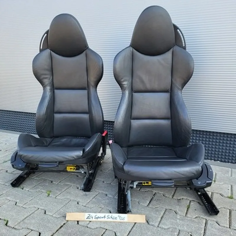 Sitze BMW Z4 E85 Fahrer + Beifahrer Sport Sitz Leder ohne Sitzheizung  ABHOLUNG