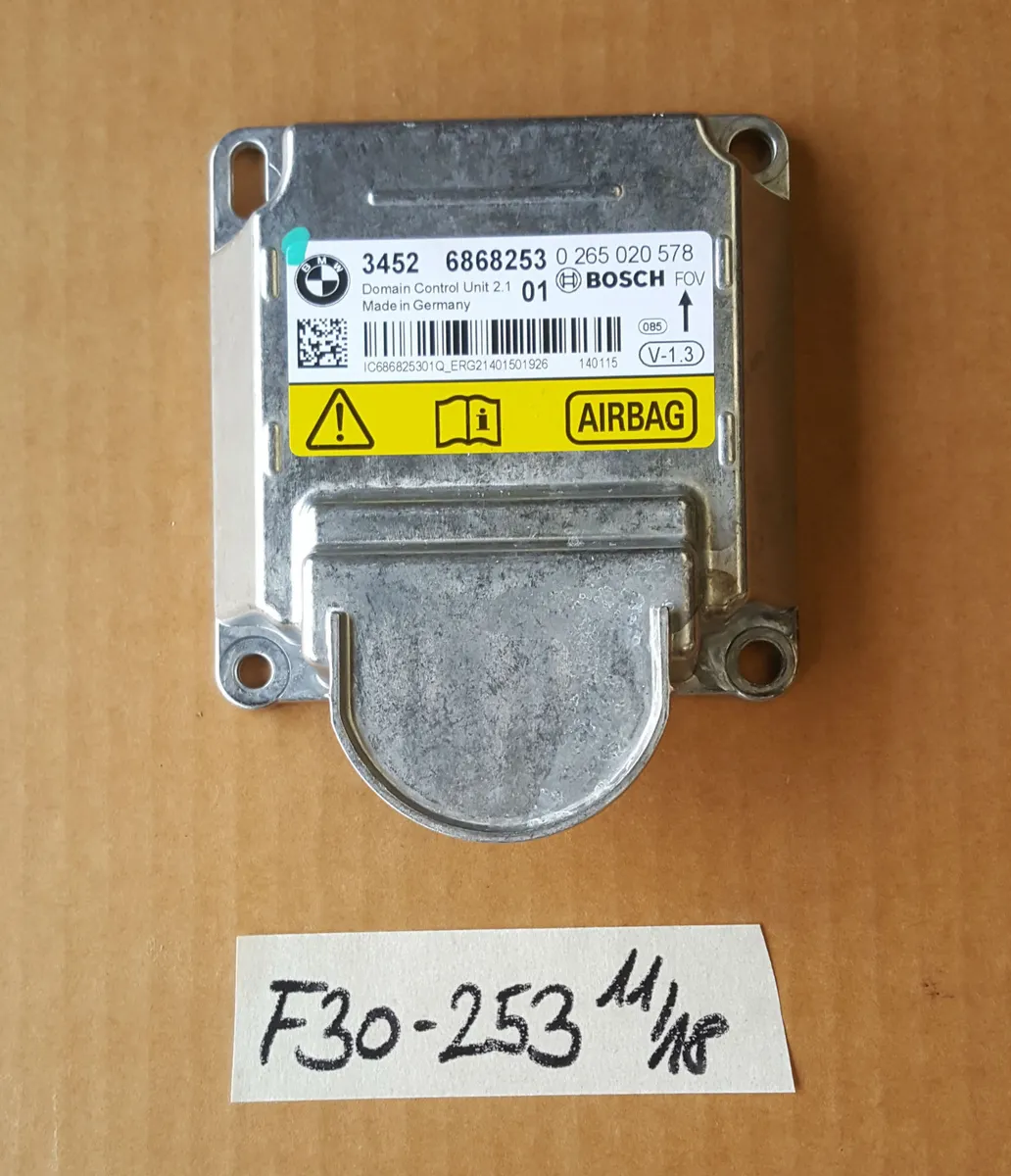 BMW F20 F21 F22 F30 F31 F34 F35 F32 F36 Airbag Modul Steuergerät ICM-QL 6868253