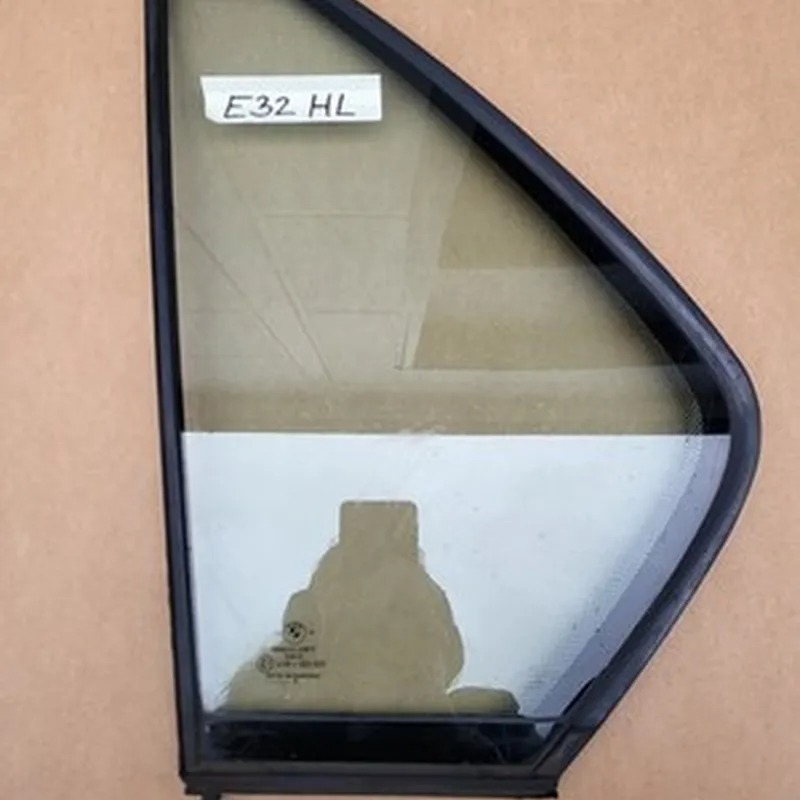 BMW E32 Seiten Glas Scheibe  Fenster Scheibe Fahrer Seite Tür  HINTEN Links