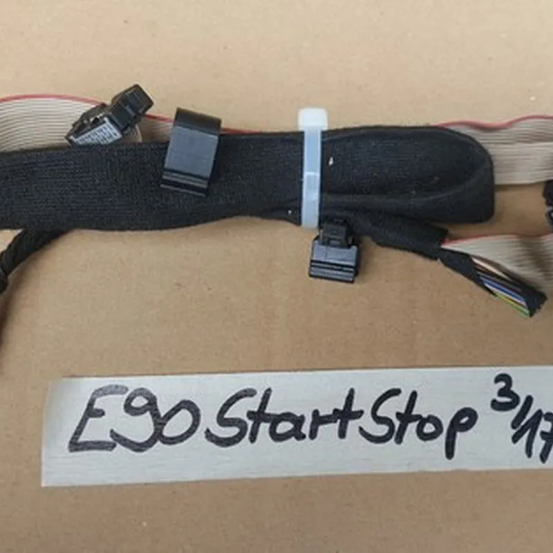 BMW E90 E91 Kabelbaum Funkschlüssel Einschub Start Stop Schalter Kabel  9130038