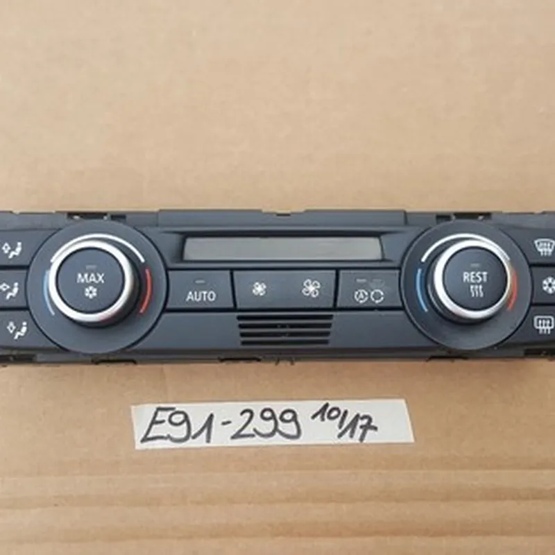 BMW E90 / E91 / E92 Klimabedienteil mit Chrom Bedienteil Klimaautomatik 9147299