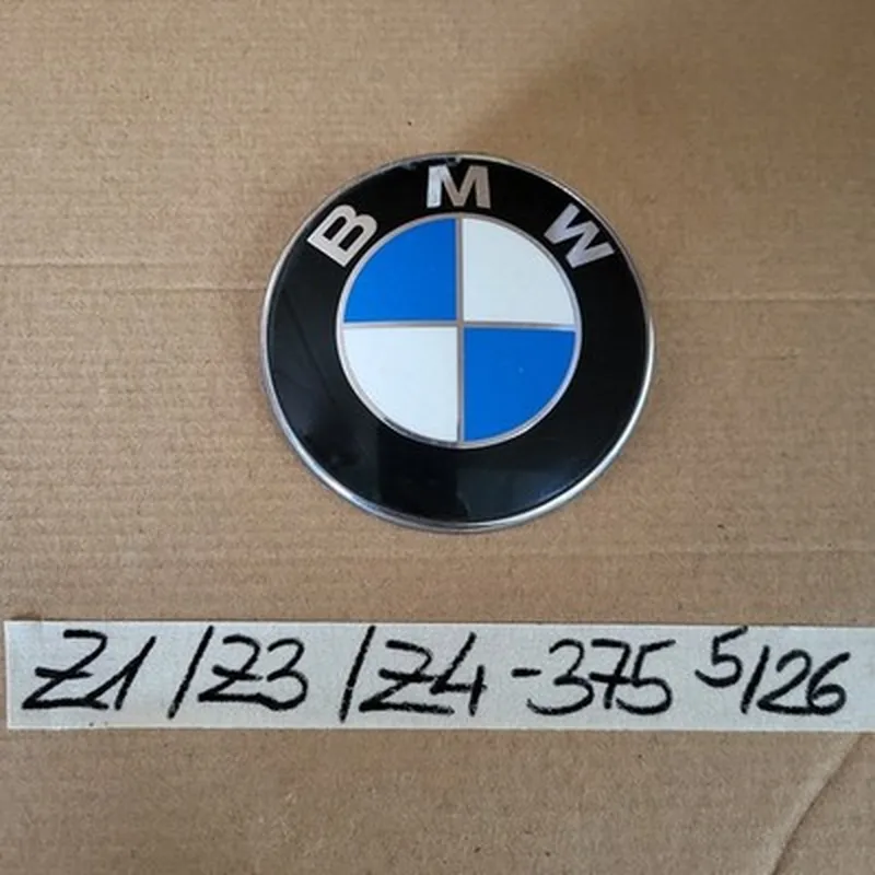 BMW Emblem 8132375 Plakette Z3 Roadster Z1 Z4 X1 X3 X4 X5 X6 E63 E34 E39 Macke