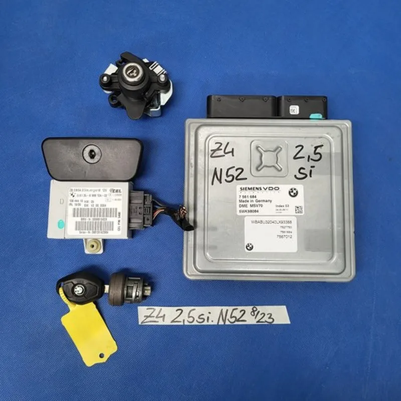 BMW Z4 Motorsteuergerät 7561684 N52 EWS Modul 6988104 Zündschloss 2,5 si Motor