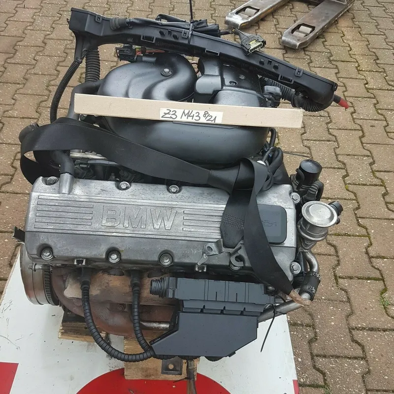 BMW E36 Z3 Roadster Motor Engine 1,9 Liter M43 Triebwerk 118 PS 123 TKM ABHOLUNG