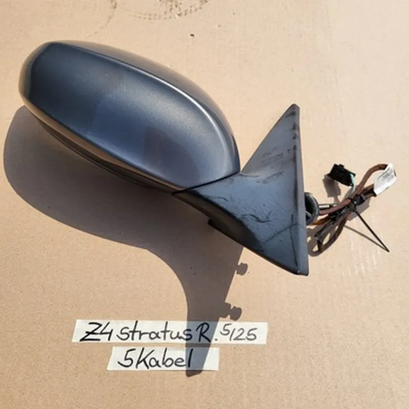 BMW Z4 E85 Seiten Außen Spiegel RECHTS 5 Kabel Stratus Grau Metallic Code 440 