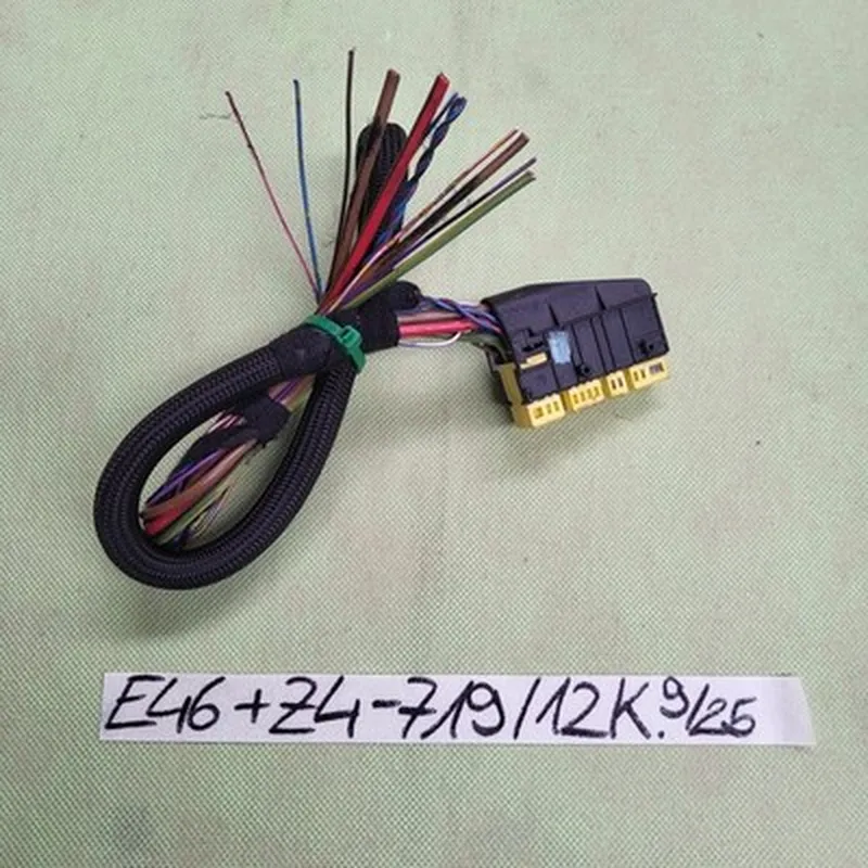 BMW Z4 E85 E86 E60 E63 E46 Z3 Sitz Stecker 12 Kabel + Abdeckkappe 8369719 