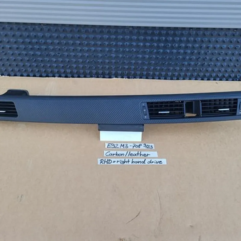 BMW E92 E93 M3 Leather Carbon Dashbord Interior Trim 8036708 RHD ABHOLUNG 