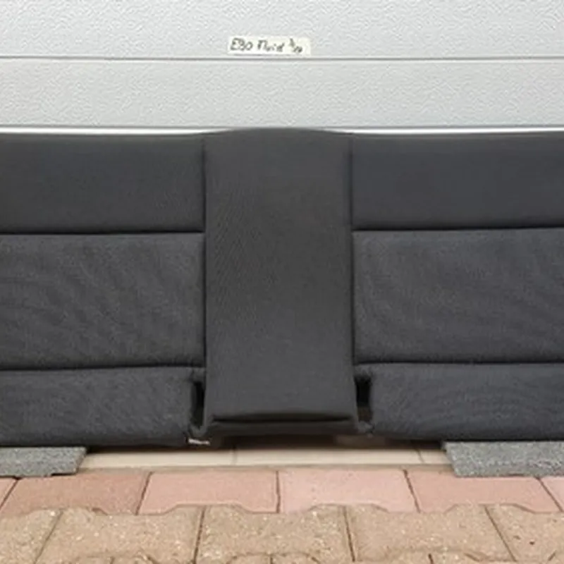 BMW E90 Stoff Sitz HINTEN Anthrazit Rücksitzbank Unterteil Rückbank ABHOLUNG