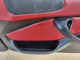 BMW Z3 Roadster Coupe Tür Verkleidung Voll Leder Rot Schwarz R+L + Türgriff 