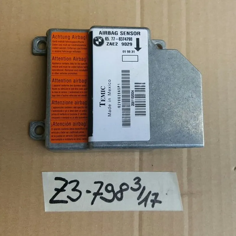 BMW E36 + Z3 Steuergerät Airbag Sensor AB Modul 8374798