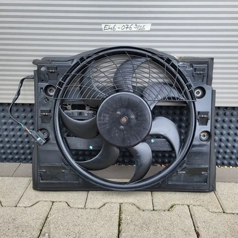 Original BMW E46 Cabrio Coupe Drucklüfter Klima Lüfter Motor Kühlung 6905076