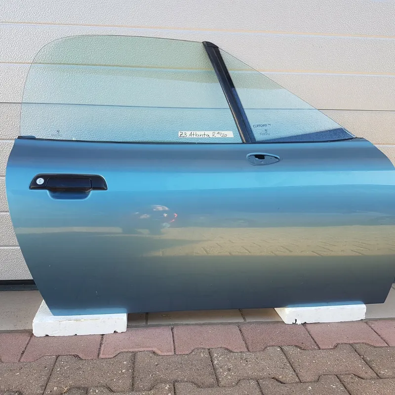 BMW Z3 Coupe + Roadster Beifahrer Tür RECHTS Atlanta blau metallic ohne Spiegel