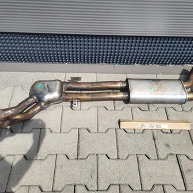 Auspuff BMW Z4 E85 Vorschalldämpfer + Mittelschalldämpfer 7514156 ABHOLUNG