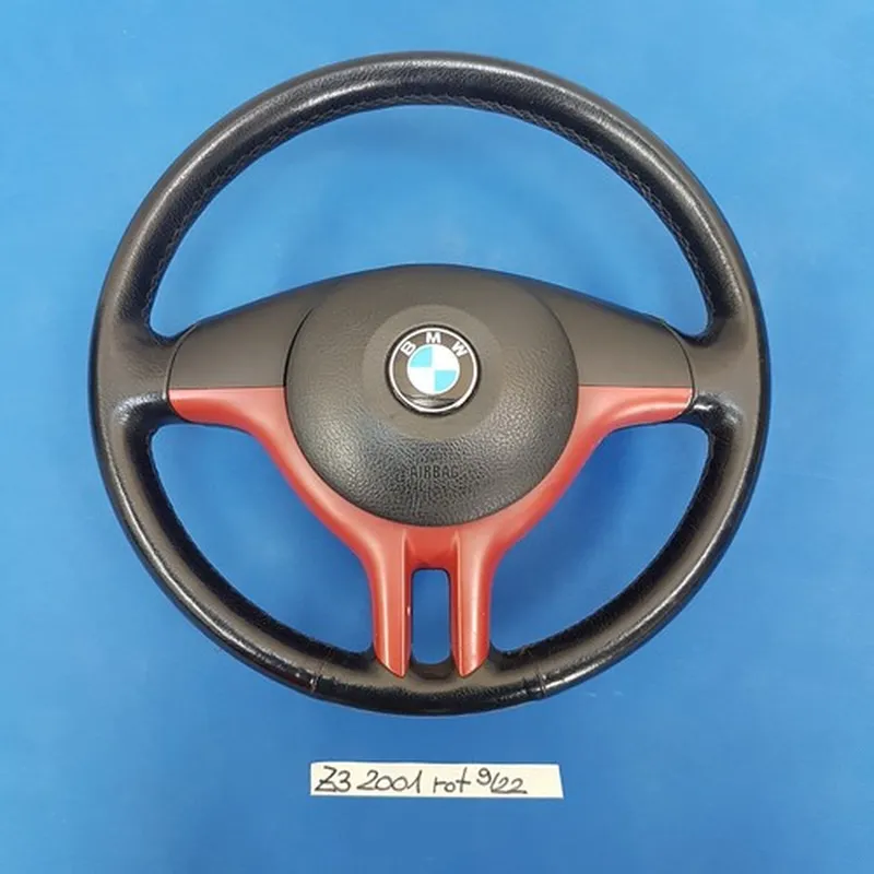 BMW Z3 Roadster Facelift + E46 + E39 Sportlenkrad Leder Lenker Sport Lenkrad rot