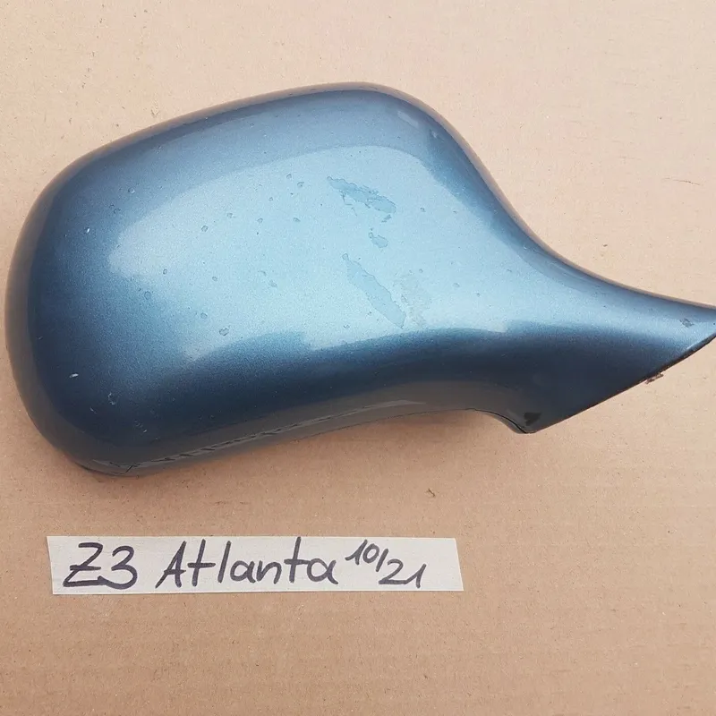 BMW Z3 Roadster + Coupe Seiten Außen Spiegel Kappe Gehäuse RECHTS  Atlanta blau 