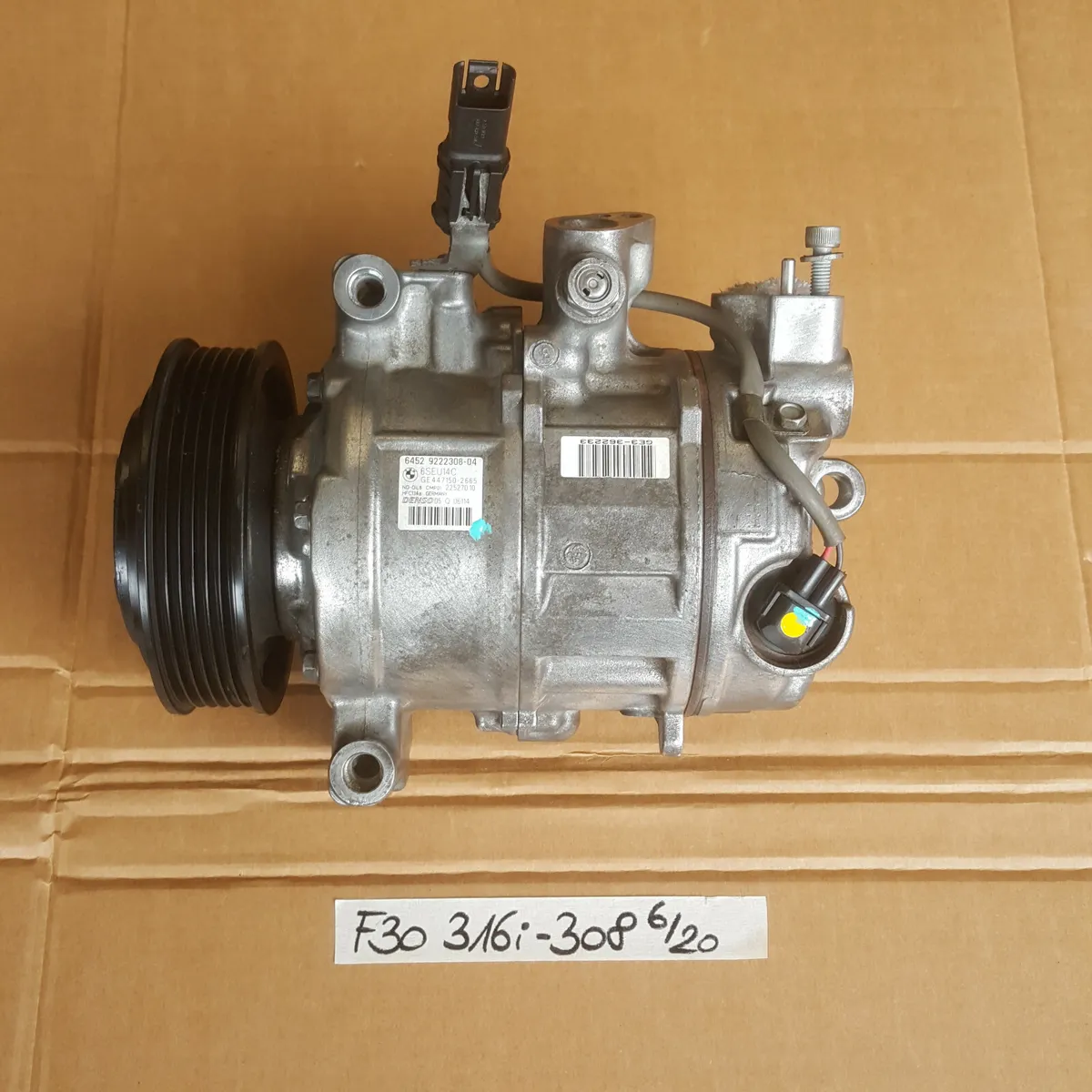 BMW F20 F21 116i  118i  F30 F31 F35  316i Klimakompressor  N13 Motor 9222308