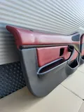 BMW Z3 Roadster Coupe Tür Verkleidung Voll Leder Rot Schwarz R+L + Türgriff 