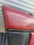 BMW Z3 Roadster Coupe Tür Verkleidung Voll Leder Rot Schwarz R+L + Türgriff 