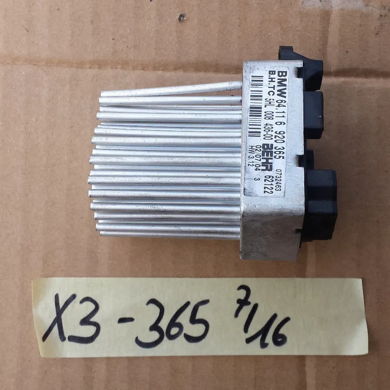 BMW E39 E46 E53 E83 Endstufe Gebläse Widerstand  6920365 Heizungsregler