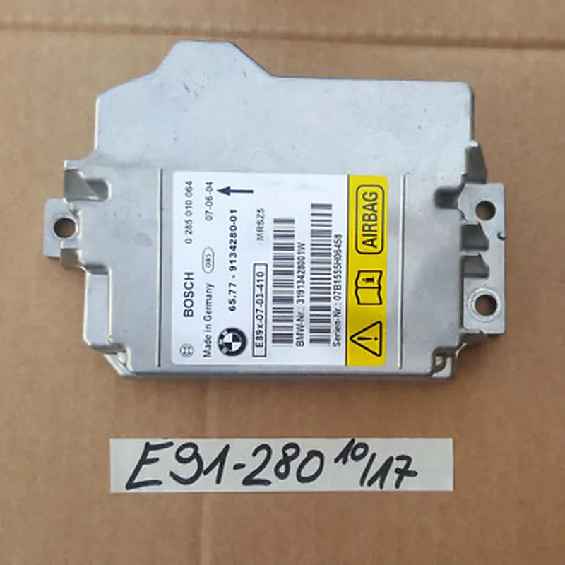 BMW E90  E91  E92  E81  E87  Airbag Sensor Modul Steuergerät 9134280