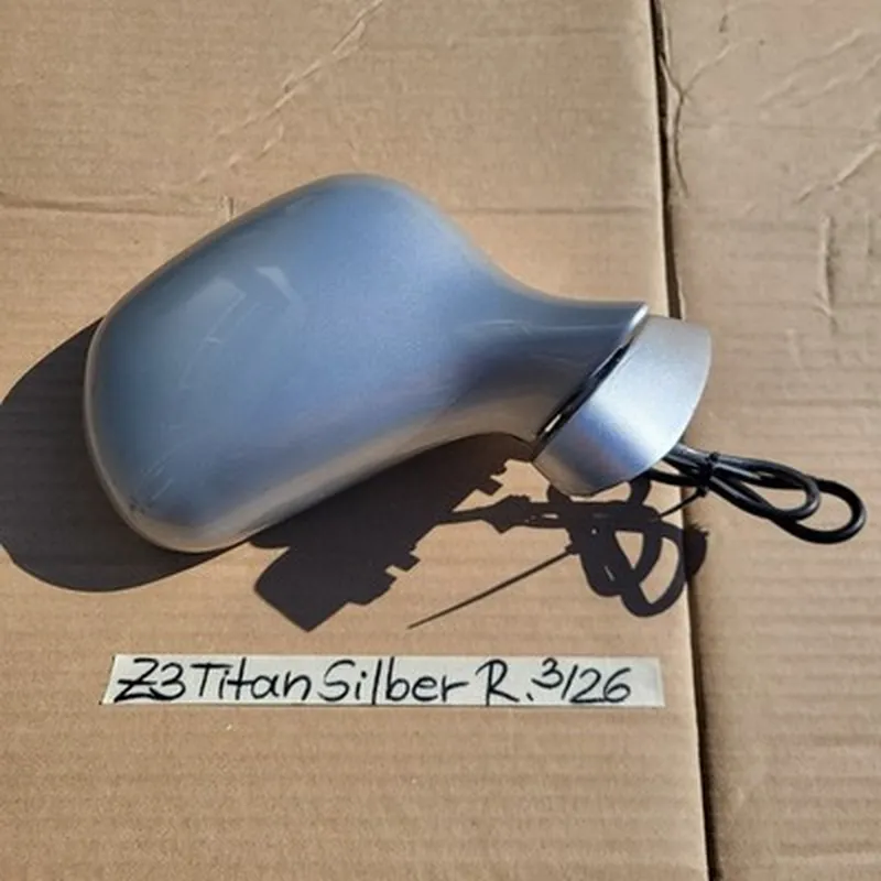 BMW Z3 Roadster Seiten Außen Spiegel Glas + Motor RECHTS Titan Silber Metallic 