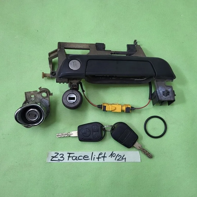 BMW Z3 Türgriff Tür Schloss Zylinder RECHTS Zündschloss 2 Schlüssel Kofferraum 