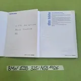 BMW E93 Cabrio Bord Mappe Betriebsanleitung Service Heft english handbook