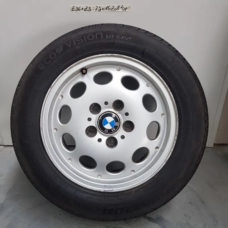 EINE original BMW E36 Z3 E46 Felge 1092408 Alufelge 7J x 15 Zoll + Reifen 205/60