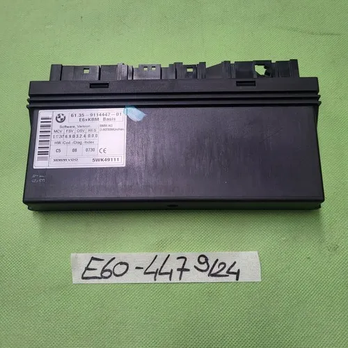 BMW E60 E61 E63 E64 Steuergerät Karosserie Gateway Modul KBM Basis  9114447