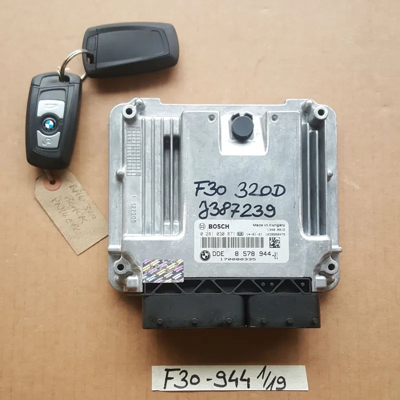 BMW F20 F21 F30 F31  Motorsteuergerät DDE 8578944 mit Schlüssel Chip