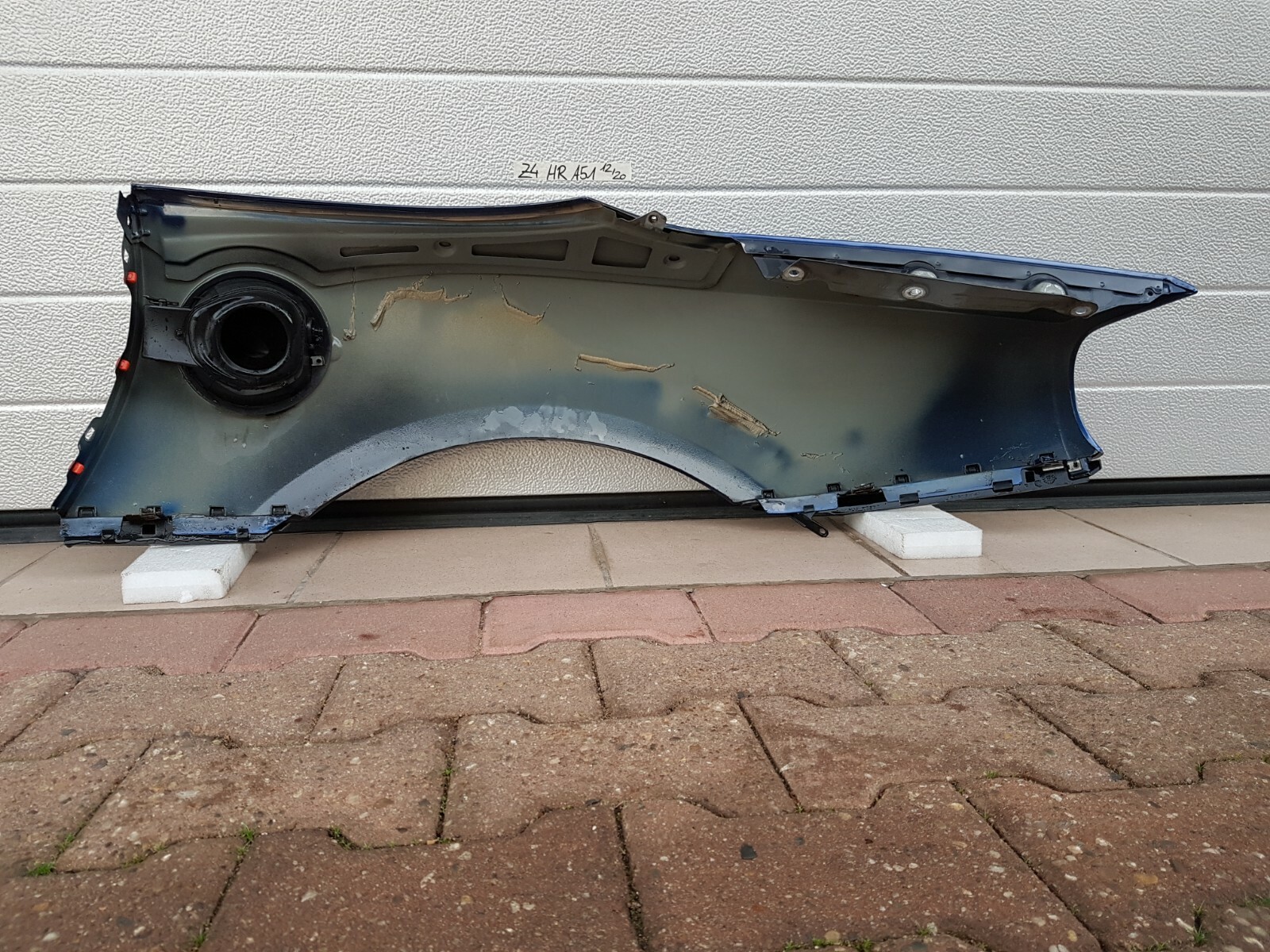 BMW Z4 E85 Seitenwand Aussenhaut Kotflügel hinten rechts ODER links Blau A51